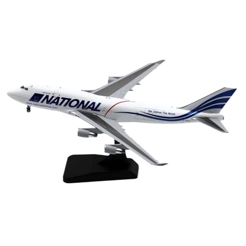 1:400 Legierung Sammlerflugzeuggeschenk Für National Airlines Boeing Jet-Flugzeugmodell B747-400(BCF) von HSEYWVDJF