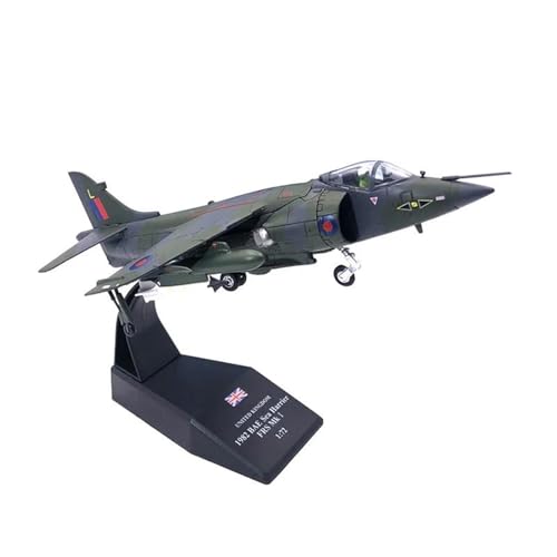 1:72 für Harrier-Kampfflugzeug der britischen Marines, Modell-Flugzeug-Ornament aus Druckguss 1:72 für Harrier-Kampfflugzeug der britischen Marines, Modell-Flugzeug-Ornament aus Druckguss von HSEYWVDJF