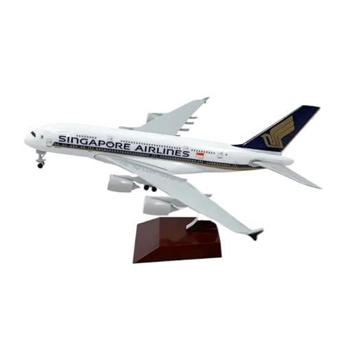 18 Cm Druckguss Metall Flugzeugmodell Für A380 Singapore Airlines Flugzeug Mit Landungswagen von HSEYWVDJF