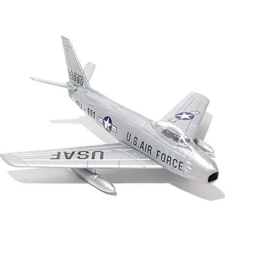 F86 Luftwaffe Kampfflugzeug, Maßstab 1/110, Militärflugzeug aus gegossenem Metall, Kollektion von Flugzeugmodellen F86 Luftwaffe Kampfflugzeug, Maßstab 1/110, Militärflugzeug aus gegossenem Metall, Kollektion von Flugzeugmodellen von HSEYWVDJF