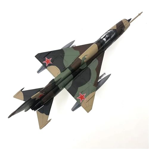 Flugzeugmodell 1/72 für die Luftwaffe der Sowjetunion MIG-21 Fighter Air Force Diecast und Spielzeugflugzeug, Modellflugzeug aus Legierung Flugzeugmodell 1/72 für die Luftwaffe der Sowjetunion MIG-21 Fighter Air Force Diecast und Spielzeugflugzeug, Modellflugzeug aus Legierung von HSEYWVDJF