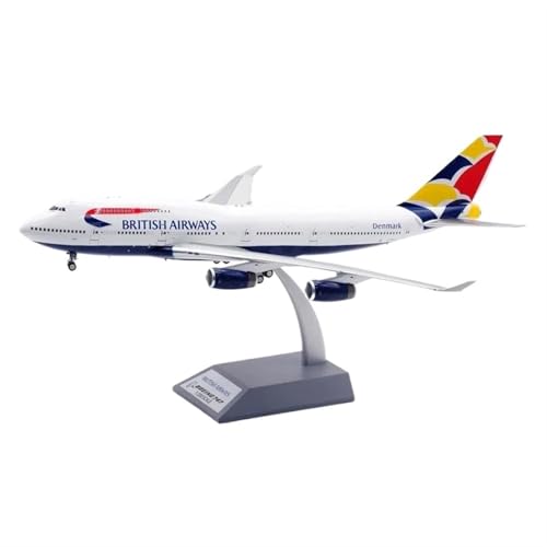 Flugzeugmodell Flugzeugmodell Im Maßstab 1:200 Für British Airways B747-400 G-BNLH Miniaturdruckgussmodell Weihnachtsgeschenk Spielzeug Snap-Fit Modell von HSEYWVDJF