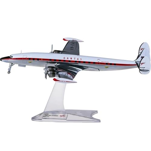HSEYWVDJF Modellflugzeug Sammlermodell für 570596 Qantas Lockheed L-1049G VH-EAP Alloy 1:200 Scale Aircraft Model Toy Aircraft von HSEYWVDJF