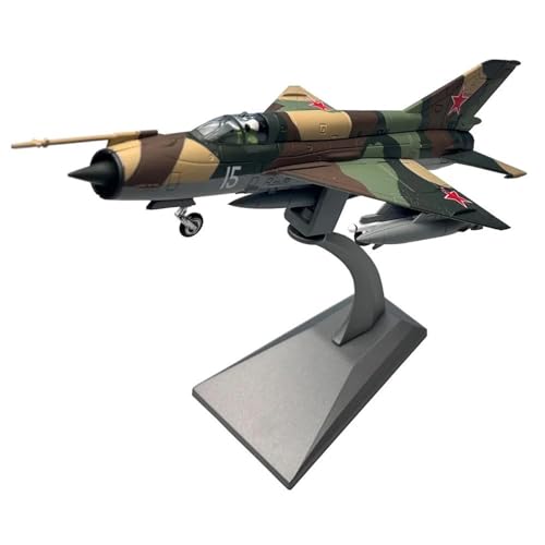 Maßstab 1:72 für Sowjetisches Jagdflugzeug MiG-21 Mig21 Fishbed, Druckguss-Metall-Flugzeugmodell Maßstab 1:72 für Sowjetisches Jagdflugzeug MiG-21 Mig21 Fishbed, Druckguss-Metall-Flugzeugmodell von HSEYWVDJF