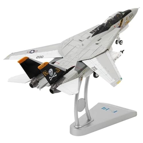 Modell aus Legierung F-14 Tomcat 1/72 für Jolly Rogers Kampfflugzeug aus Metall, Druckguss, Militär-Display, VF-84 von HSEYWVDJF