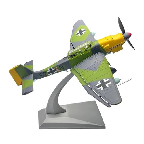 Modellflugzeug, Maßstab 1:72 1/72 für Junkers Stuka JU-87 JU87, Bomber, Druckgussflugzeug, Flugzeugmodell (JU-87 I I) von HSEYWVDJF