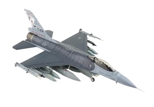 Modellflugzeug Maßstab 1/72 für F-16V Fighter F16 AF93-814, Legierungsflugzeug, Druckgussflugzeugmodell und Spielzeug, Kollektion für Fans von Erwachsenen von HSEYWVDJF