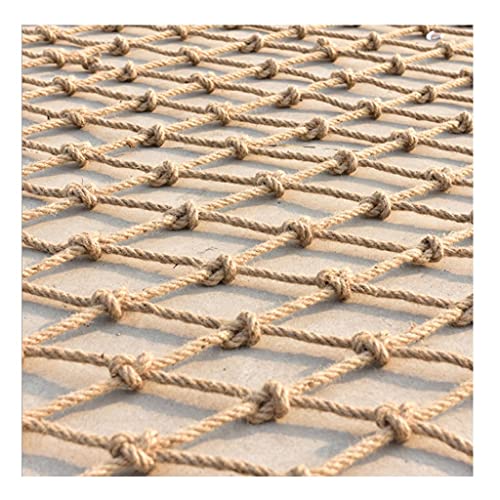 HSHSWA Kletternetz Indoor/Outdoor, Durchmesser 8mm, Raster 10cm StrapazierfäHiges Spielplatz-Cargonetz, füR Erwachsene und Kinder(2x2m(6.56X6.56ft)) von HSHSWA