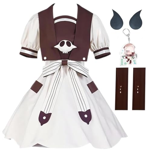 HSJZBQSM Nene Yashiro Costume Costume con parrucche Abito Full Set Wilet Legato Hanako Kun Cosplay Unifort Abito di Halloween (Donne, X-Small) von HSJZBQSM