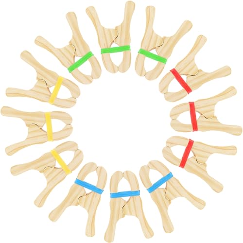 HSLCGF 12-teiliges Holzspiel-Clips, Montessori- und Waldorf-Fort-Bauset, geeignet für Kindergarten, Zuhause, Schule, zur Entwicklung praktischer Fähigkeiten, Entwicklung von Phantasie und Kreativität HSLCGF 12-teiliges Holzspiel-Clips, Montessori- und Waldorf-Fort-Bauset, geeignet für Kindergarten, Zuhause, Schule, zur Entwicklung praktischer Fähigkeiten, Entwicklung von Phantasie und Kreativität von HSLCGF
