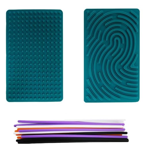 HSMHLYYB Sensorik Activity Board Silikon Sensory Activity Board Montessori Spielzeug, Silikon Sensorisches Stress Aktivitätsbrett zur Autismus HSMHLYYB Sensorik Activity Board Silikon Sensory Activity Board Montessori Spielzeug, Silikon Sensorisches Stress Aktivitätsbrett zur Autismus von HSMHLYYB