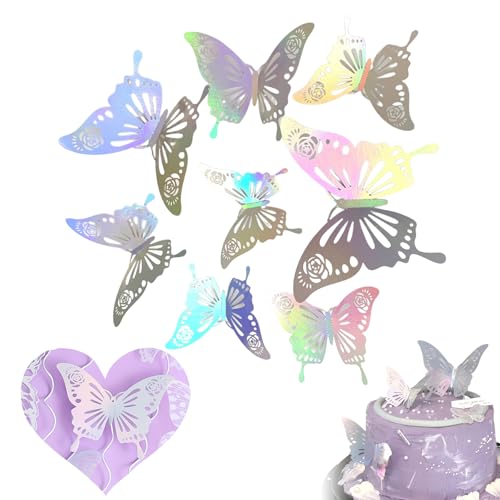 16 Stück Tortendeko Schmetterling, Tortendeko Mädchen Birthday Deko, Schmetterling Deko Geburtstag für Geburtstagsfeier, Hochzeit, Kuchen DIY, Wand Deko 16 Stück Tortendeko Schmetterling, Tortendeko Mädchen Birthday Deko, Schmetterling Deko Geburtstag für Geburtstagsfeier, Hochzeit, Kuchen DIY, Wand Deko von HSYTEK