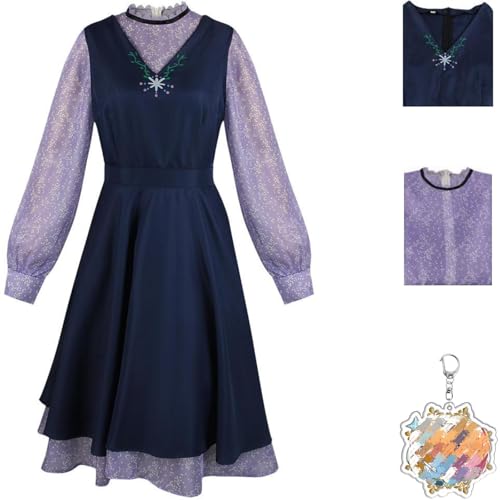 HSZCSMGS Oshinoko Cosplay Kostüm Kleid Perücke Set Kurokawa Akane Cosplay Kostüm Halloween-Party (Schwarz, XS) von HSZCSMGS