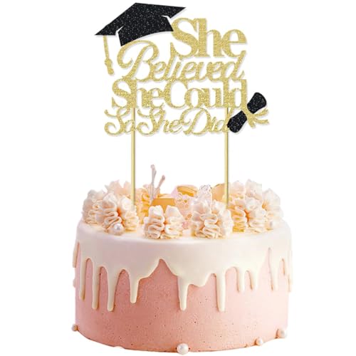 Abschluss Tortendeko Graduation, 1 Stück Abschluss Cake Topper, Graduation Cake Topper 2025 Graduation Deko, Happy Birthday Tortendeko für 18 Geburtstag Party Abschluss Tortendeko Graduation, 1 Stück Abschluss Cake Topper, Graduation Cake Topper 2025 Graduation Deko, Happy Birthday Tortendeko für 18 Geburtstag Party von HTGWCG