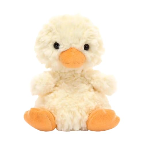 HTGWCG Duck Soft Toy, Plüschtier für Kinder und Baby, Flauschiger Stofftier zum Spielen, Geschenk & Kuscheln, Gemütliches Schmusetier (Gelb) von HTGWCG