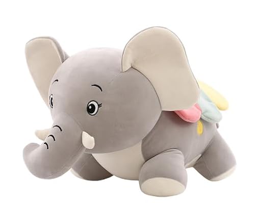 HTGWCG Elefant Plüschtier, Entzückendes Plüsch Elefant Spielzeug, Elefant Kuschelkissen,Weiches Ausgestopftes Elefantenplüschtier, Elefantenkissen für Jungen Mädchen Kinder Kleinkinder HTGWCG Elefant Plüschtier, Entzückendes Plüsch Elefant Spielzeug, Elefant Kuschelkissen,Weiches Ausgestopftes Elefantenplüschtier, Elefantenkissen für Jungen Mädchen Kinder Kleinkinder von HTGWCG