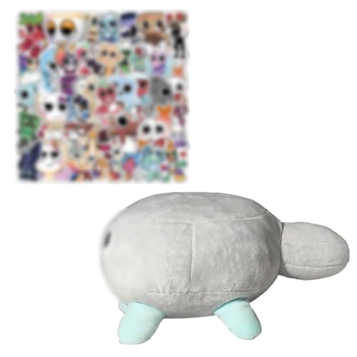Horror Game Plüschtier, 22 cm Cartoon Plüschspielzeug, Pebbl-e-s Toy, Weiches und Süßes Stofftier für Jungen und Mädchen (Grauer Stuhl) von HTGWCG