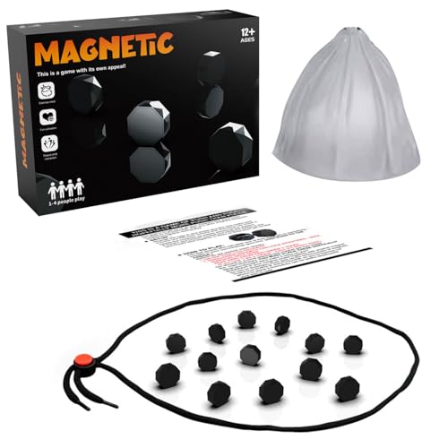 HTGWCG Magnetspiel,2025 Tragbares Magnetisches Schachspiel,Puzzle Checkers Spiel-Reisen Schach Magnetisch,Geeignet für Familienfeiern,Magnet Schach Tischspiele, Geburtstagsparty-Spiele von HTGWCG