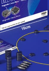 Magnetspiel Schach, Tisch-Magnetspiel, Magnetisches Schachspiel Steine, Kampfschach Magnetisch, Reisen Schach Magnetisch, Tragbares Schachbrett-Party, Magnete in fünf Formen von HTGWCG