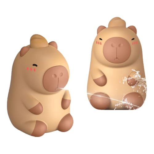 Wasserpistole, 2 Stück Capybara Wasserpistole Klein, Wasserspritzpistole Kinder Spritzpistole Wasser Hundeerziehung Sommer Spielzeug Garten Pool Party Mitgebsel für Kinder(9.8 * 6.5 * 6.5) von HTGWCG