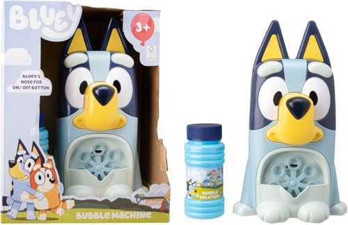 Bluey Blasenmaschine für Kinder: Blasengebläse in Charakterform, ideal für den Außenbereich, ab 3 Jahren. von HTI