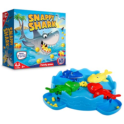 HTI Toys Traditional Games Hungry Snappy Shark Family Board Game for Kids Adults Boys & Girls, 1374311 von HTI