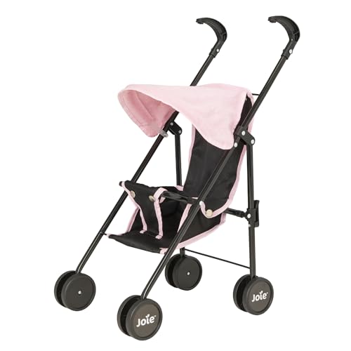 Joie Mini Puppenwagen | Kinderwagen in Schwarz & Pink | Baby Puppenwagen Spielzeug, klappbarer Buggy | Rollenspiel Puppen Buggy Kinderwagen | Alter: 3+ Joie Mini Puppenwagen | Kinderwagen in Schwarz & Pink | Baby Puppenwagen Spielzeug, klappbarer Buggy | Rollenspiel Puppen Buggy Kinderwagen | Alter: 3+ von HTI