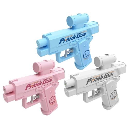 HTIKH Prank Two-Way Water Gun, Prank Squirt Gun, Reverse Water Guns, Creative Pranks Battle Toy Waters Guns Fight (3PCS) von HTIKH