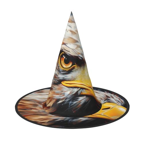 Adler-Druck, Karneval, Halloween, Hexenhut, Kostüm, Zubehör, faltbare Kappe, Party, Maskerade Dekor Adler-Druck, Karneval, Halloween, Hexenhut, Kostüm, Zubehör, faltbare Kappe, Party, Maskerade Dekor von HTTUP
