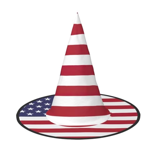 Amerikanische Flagge Druck Karneval Halloween Hexenhut Kostüm Zubehör Faltbare Kappe Party Maskerade Dekor Amerikanische Flagge Druck Karneval Halloween Hexenhut Kostüm Zubehör Faltbare Kappe Party Maskerade Dekor von HTTUP