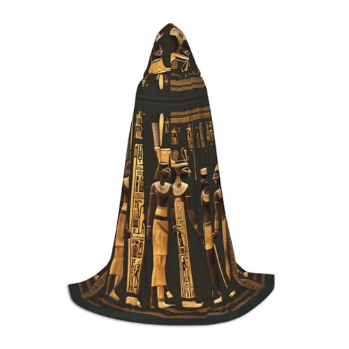 Antiker ägyptischer Hieroglyphen-Druck, Urlaub, Party, Kapuzenumhang für Halloween, Dekoration, Karneval, Geschenke, Cosplay, Mottopartys Antiker ägyptischer Hieroglyphen-Druck, Urlaub, Party, Kapuzenumhang für Halloween, Dekoration, Karneval, Geschenke, Cosplay, Mottopartys von HTTUP