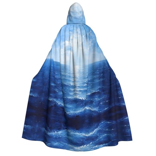 Blauer Ozean-Meeresaufdruck, mit Kapuze, Unisex, Erwachsenen-Umhang, Halloween, Weihnachten, Karneval, Mottopartys, Cosplay-Kostüm Blauer Ozean-Meeresaufdruck, mit Kapuze, Unisex, Erwachsenen-Umhang, Halloween, Weihnachten, Karneval, Mottopartys, Cosplay-Kostüm von HTTUP