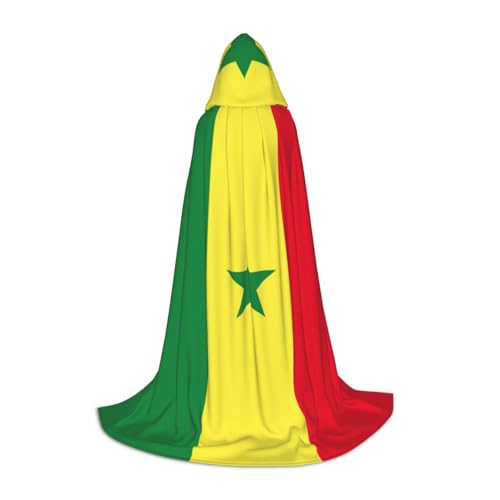 Flagge des Senegal, Druck, Urlaub, Party, Kapuzenumhang für Halloween, Dekoration, Karneval, Geschenke, Cosplay, Mottopartys Flagge des Senegal, Druck, Urlaub, Party, Kapuzenumhang für Halloween, Dekoration, Karneval, Geschenke, Cosplay, Mottopartys von HTTUP