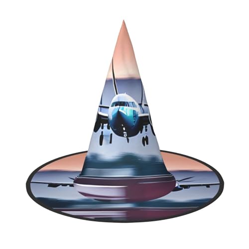 Fliegenflugzeug Druck Karneval Halloween Hexenhut Kostüm Zubehör Faltbare Kappe Party Maskerade Dekor Fliegenflugzeug Druck Karneval Halloween Hexenhut Kostüm Zubehör Faltbare Kappe Party Maskerade Dekor von HTTUP