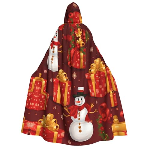 Frohe Weihnachten Schneemann Druck Kapuze Unisex Erwachsene Umhang Halloween Weihnachten Karneval Mottopartys Cosplay Kostüm Frohe Weihnachten Schneemann Druck Kapuze Unisex Erwachsene Umhang Halloween Weihnachten Karneval Mottopartys Cosplay Kostüm von HTTUP