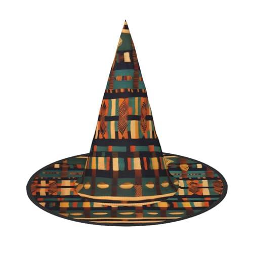 HTTUP Afrikanischer klassischer Webdruck, stilvoller Vintage-Hut, Karneval, Halloween, Erwachsenenkostüm, Zubehör, Themenpartys HTTUP Afrikanischer klassischer Webdruck, stilvoller Vintage-Hut, Karneval, Halloween, Erwachsenenkostüm, Zubehör, Themenpartys von HTTUP