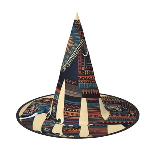 HTTUP Azteken-Elefanten-Druck, stilvoller Vintage-Hut, Karneval, Halloween, Erwachsenenkostüm, Zubehör, Mottopartys HTTUP Azteken-Elefanten-Druck, stilvoller Vintage-Hut, Karneval, Halloween, Erwachsenenkostüm, Zubehör, Mottopartys von HTTUP