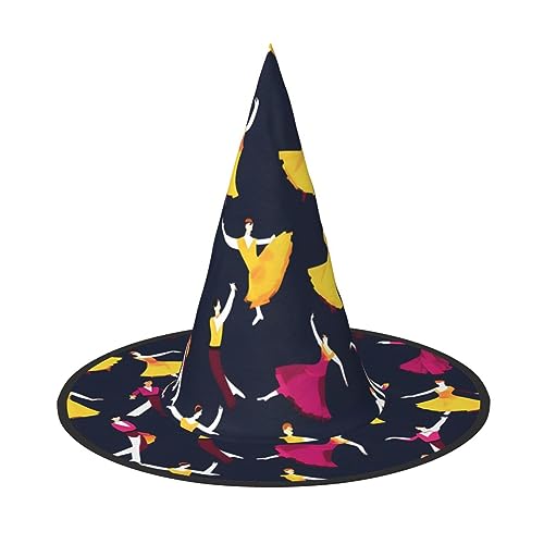 HTTUP Ballsaal Dance Kleiner Muster Druck Stilvolle Vintage Hut Karneval Halloween Hut Erwachsene Kostüm Zubehör Mottopartys HTTUP Ballsaal Dance Kleiner Muster Druck Stilvolle Vintage Hut Karneval Halloween Hut Erwachsene Kostüm Zubehör Mottopartys von HTTUP