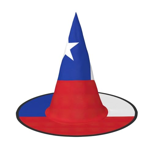HTTUP Flagge von Chile Druck Stilvolle Vintage Hut Karneval Halloween Hut Erwachsene Kostüm Zubehör Mottopartys HTTUP Flagge von Chile Druck Stilvolle Vintage Hut Karneval Halloween Hut Erwachsene Kostüm Zubehör Mottopartys von HTTUP
