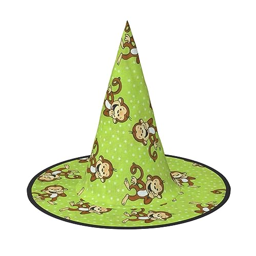 HTTUP Grüner Clever Affe Druck Stilvolle Vintage Hut Karneval Halloween Hut Erwachsene Kostüm Zubehör Mottopartys HTTUP Grüner Clever Affe Druck Stilvolle Vintage Hut Karneval Halloween Hut Erwachsene Kostüm Zubehör Mottopartys von HTTUP