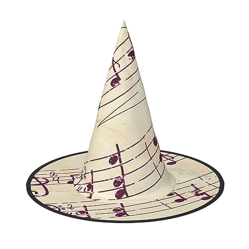 HTTUP Musiknote Blumendruck Stilvoller Vintage Hut Karneval Halloween Hut Erwachsene Kostüm Zubehör Mottopartys HTTUP Musiknote Blumendruck Stilvoller Vintage Hut Karneval Halloween Hut Erwachsene Kostüm Zubehör Mottopartys von HTTUP