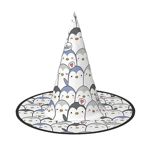 HTTUP Niedlicher Pinguin-Druck, stilvoller Vintage-Hut, Karneval, Halloween, Erwachsenenkostüm, Zubehör, Themenpartys HTTUP Niedlicher Pinguin-Druck, stilvoller Vintage-Hut, Karneval, Halloween, Erwachsenenkostüm, Zubehör, Themenpartys von HTTUP