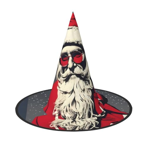 HTTUP Niedlicher Weihnachtsmann-Druck, stilvolle Vintage-Hut, Karneval, Halloween, Erwachsenenkostüm, Zubehör, Mottopartys HTTUP Niedlicher Weihnachtsmann-Druck, stilvolle Vintage-Hut, Karneval, Halloween, Erwachsenenkostüm, Zubehör, Mottopartys von HTTUP