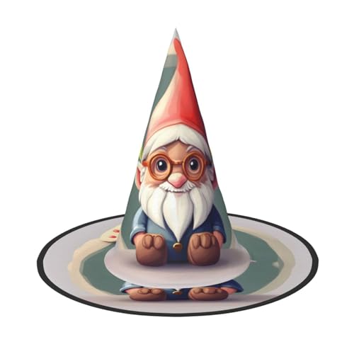 HTTUP Niedlicher Zwerg Druck Stilvolle Vintage Hut Karneval Halloween Hut Erwachsene Kostüm Zubehör Mottopartys von HTTUP