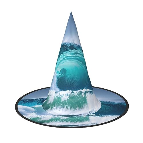 HTTUP Ocean Wave Print Stilvolle Vintage Hut Karneval Halloween Hut Erwachsene Kostüm Zubehör Mottopartys HTTUP Ocean Wave Print Stilvolle Vintage Hut Karneval Halloween Hut Erwachsene Kostüm Zubehör Mottopartys von HTTUP