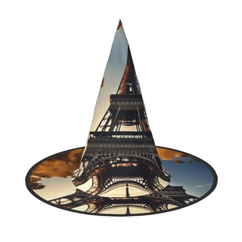 HTTUP Schöner Eiffelturm Paris Druck Stilvolle Vintage Hut Karneval Halloween Hut Erwachsene Kostüm Zubehör Mottopartys HTTUP Schöner Eiffelturm Paris Druck Stilvolle Vintage Hut Karneval Halloween Hut Erwachsene Kostüm Zubehör Mottopartys von HTTUP