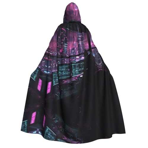 Hacker Era Print Hooded Unisex Erwachsene Umhang Halloween Weihnachten Karneval Mottopartys Cosplay Kostüm Hacker Era Print Hooded Unisex Erwachsene Umhang Halloween Weihnachten Karneval Mottopartys Cosplay Kostüm von HTTUP