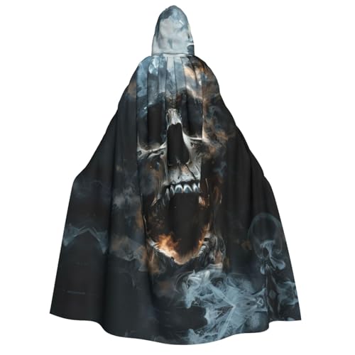 Horror-Geister-Schädel-Druck, Unisex, Erwachsenen-Umhang, Halloween, Weihnachten, Karneval, Mottopartys, Cosplay-Kostüm Horror-Geister-Schädel-Druck, Unisex, Erwachsenen-Umhang, Halloween, Weihnachten, Karneval, Mottopartys, Cosplay-Kostüm von HTTUP