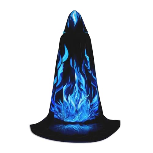 Indigo Flame-Print Halloween Kapuzenumhang Cosplay Umhang & Hexenumhang – Uni Halloween Kapuzenumhang Indigo Flame-Print Halloween Kapuzenumhang Cosplay Umhang & Hexenumhang – Uni Halloween Kapuzenumhang von HTTUP