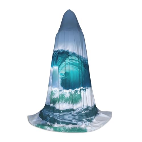 Kapuzenumhang mit Ozeanwellen-Druck, für Urlaub, Party, Halloween, Dekoration, Karneval, Geschenke, Cosplay, Mottopartys Kapuzenumhang mit Ozeanwellen-Druck, für Urlaub, Party, Halloween, Dekoration, Karneval, Geschenke, Cosplay, Mottopartys von HTTUP